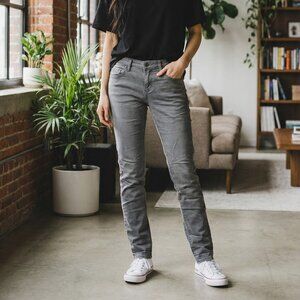 Rag & Bone Gray Slim Fit Jeans Womens Size 26 Mid-Rise Stretch Denim 5-Pocket De